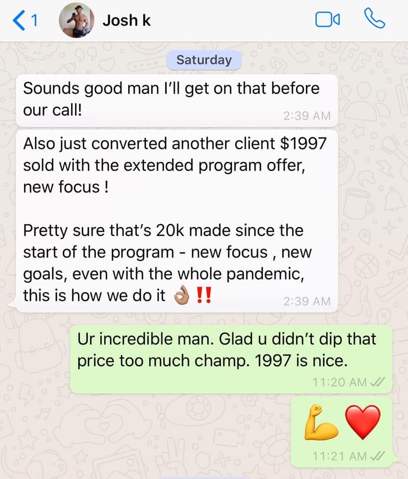 Josh made $20K